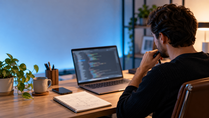 Converting a cURL API rDeveloper reviewing an API request before converting cURL to JavaScriptequest into Fetch and Axios JavaScript code
